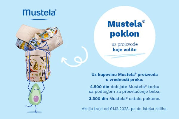 Mustela poklon akcija 12/23